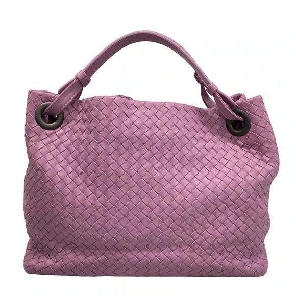 BOTTEGA VENETA Medium Garda Bag - Light Purple Leather B********* Handbag - Picture 3 of 15